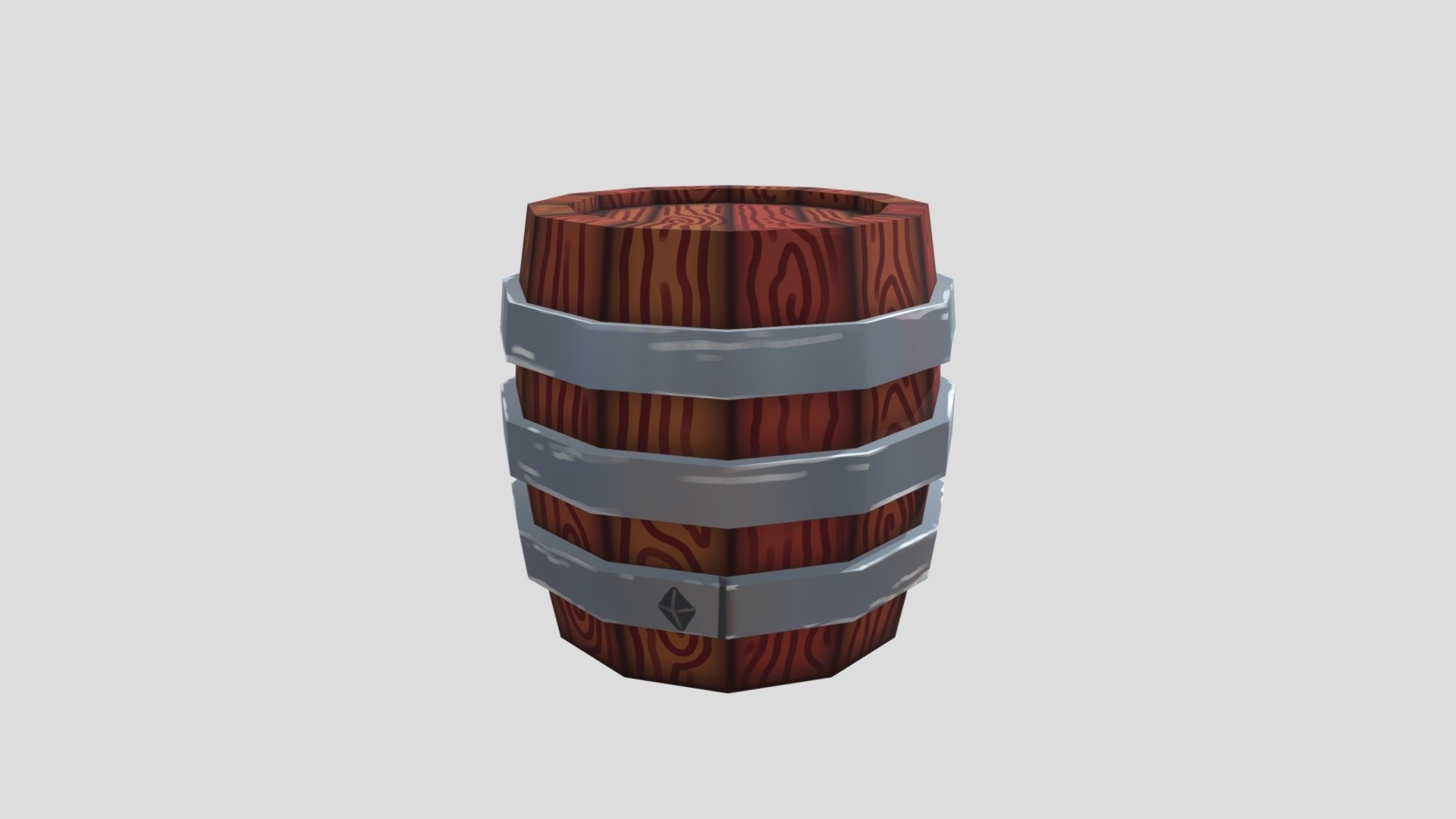 BARREL FINAL HAND IN PAINTED