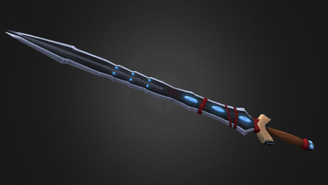 Fantasy Sword 3D Model