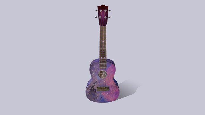 Ukelele 3D Model