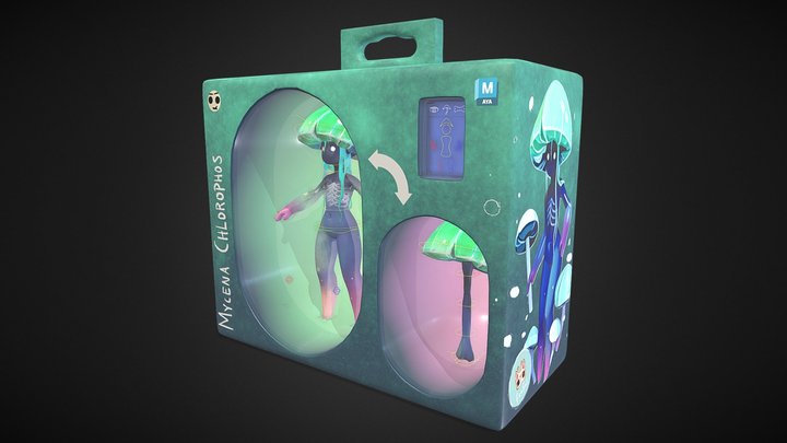 Toybox : Mycena rig 3D Model