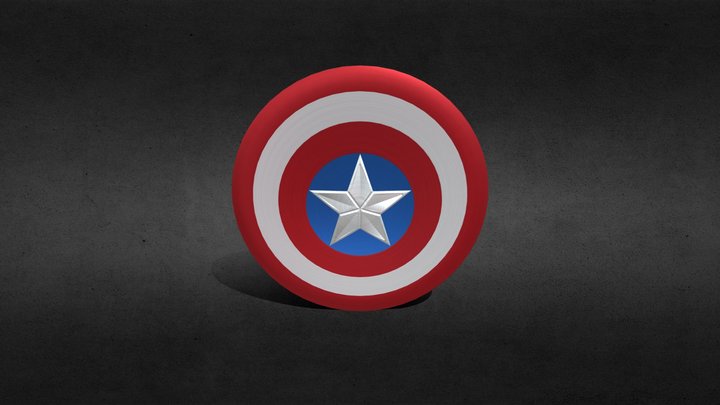Captain_America_Shield 3D Model