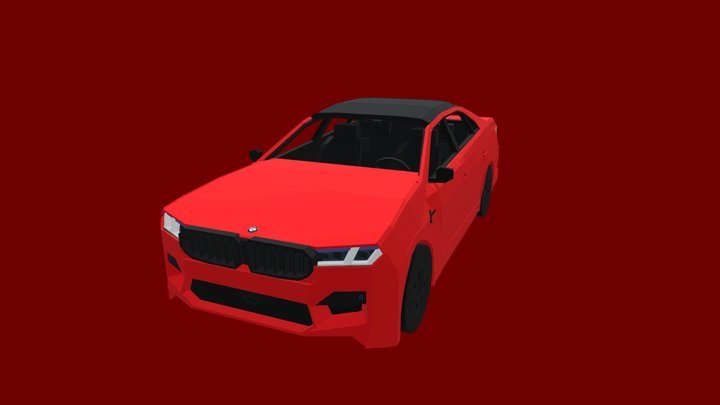 BMW M5 2021 3D Model