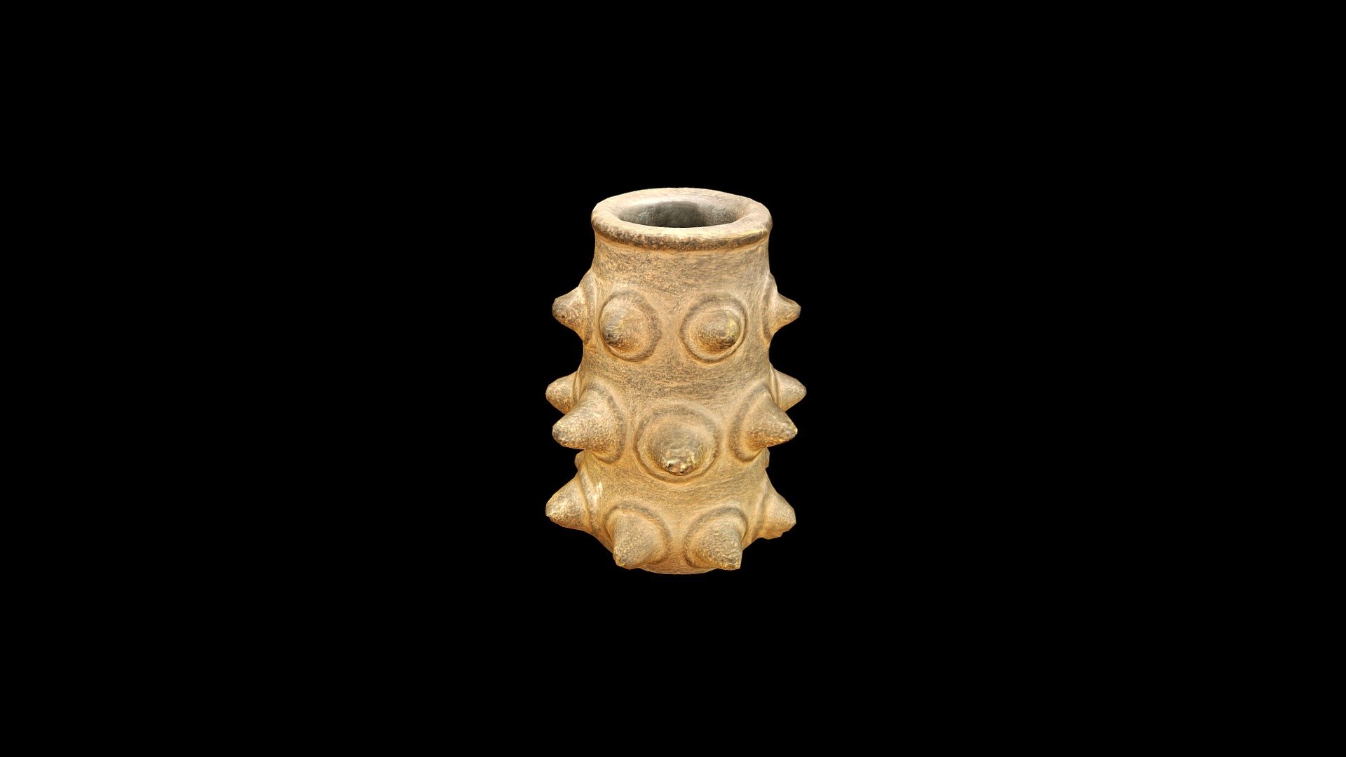 Elemento metálico (cobre) de una porra