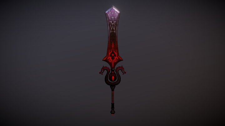 Ashkandi, Greatsword of the Brotherhood 3D Model