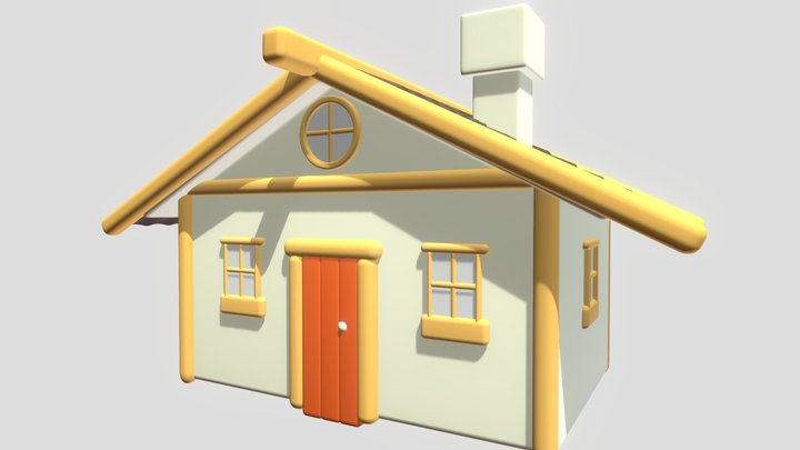 Stylized House Model 3D Model
