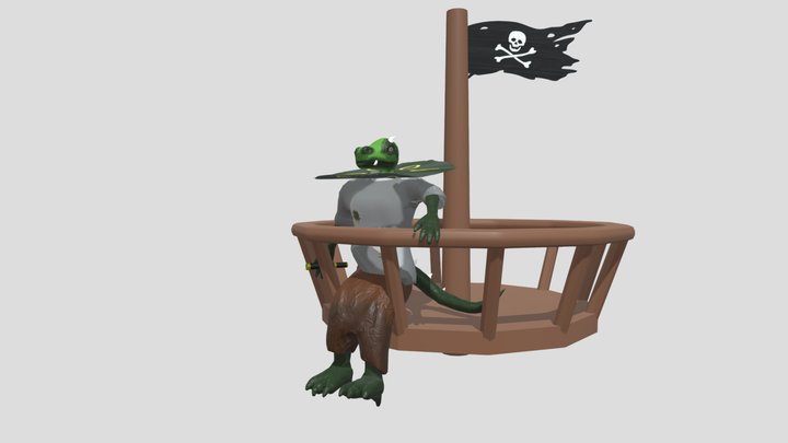 Frilla_Animated 3D Model