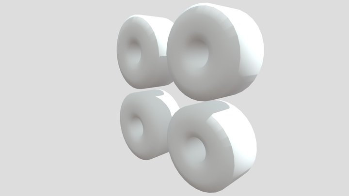 skate wheels 3D Model