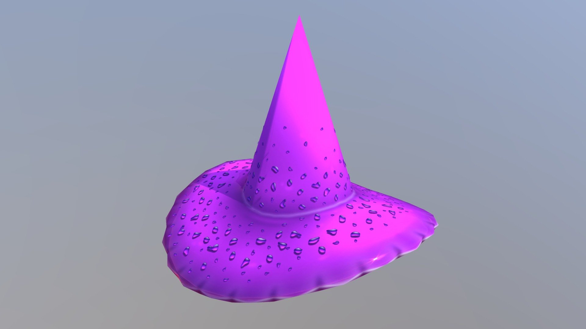 *R!* Witches' Summer Hat — Sketchfab embed 3D viewer