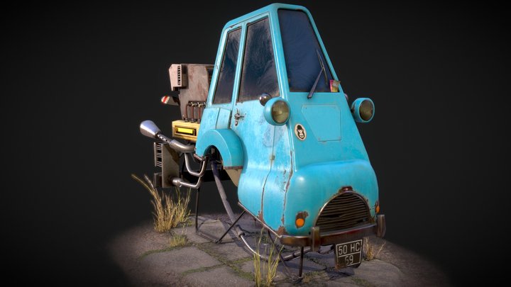 XYZ School Graduation Project - Hovercar 3D Model