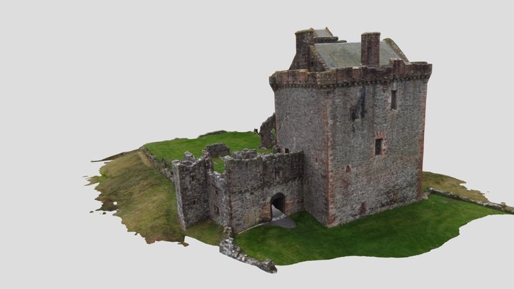 Balvaird Castle 3D Model