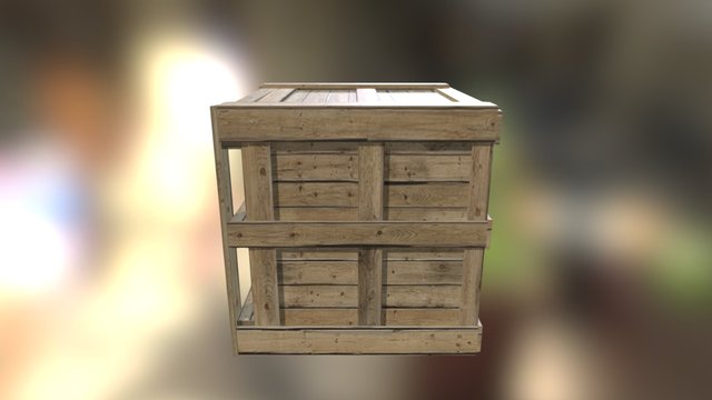 Woodencrate 3D Model