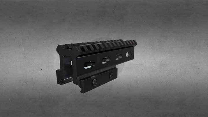 Picatinny Rail 3D Model