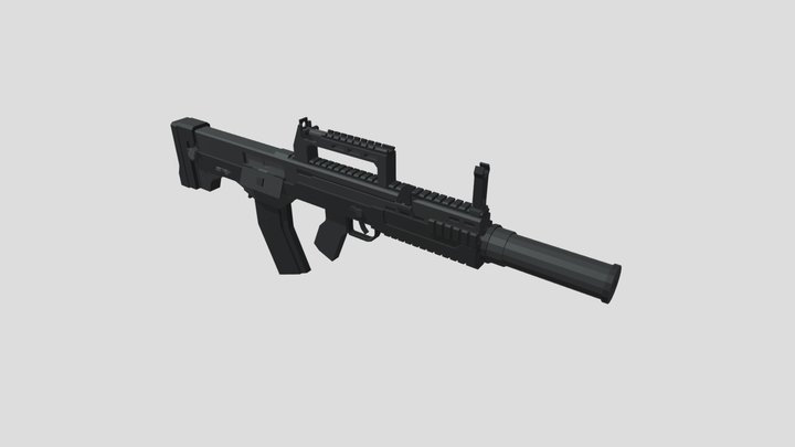 Minecraft ShAK-12 3D Model
