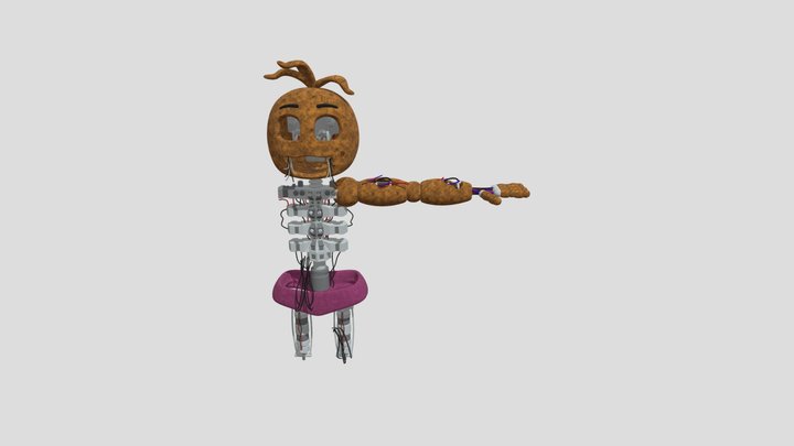 Withered Chica 👍 - 3D model by fnaf fan (@lysenkooleksandr69) [293194d]