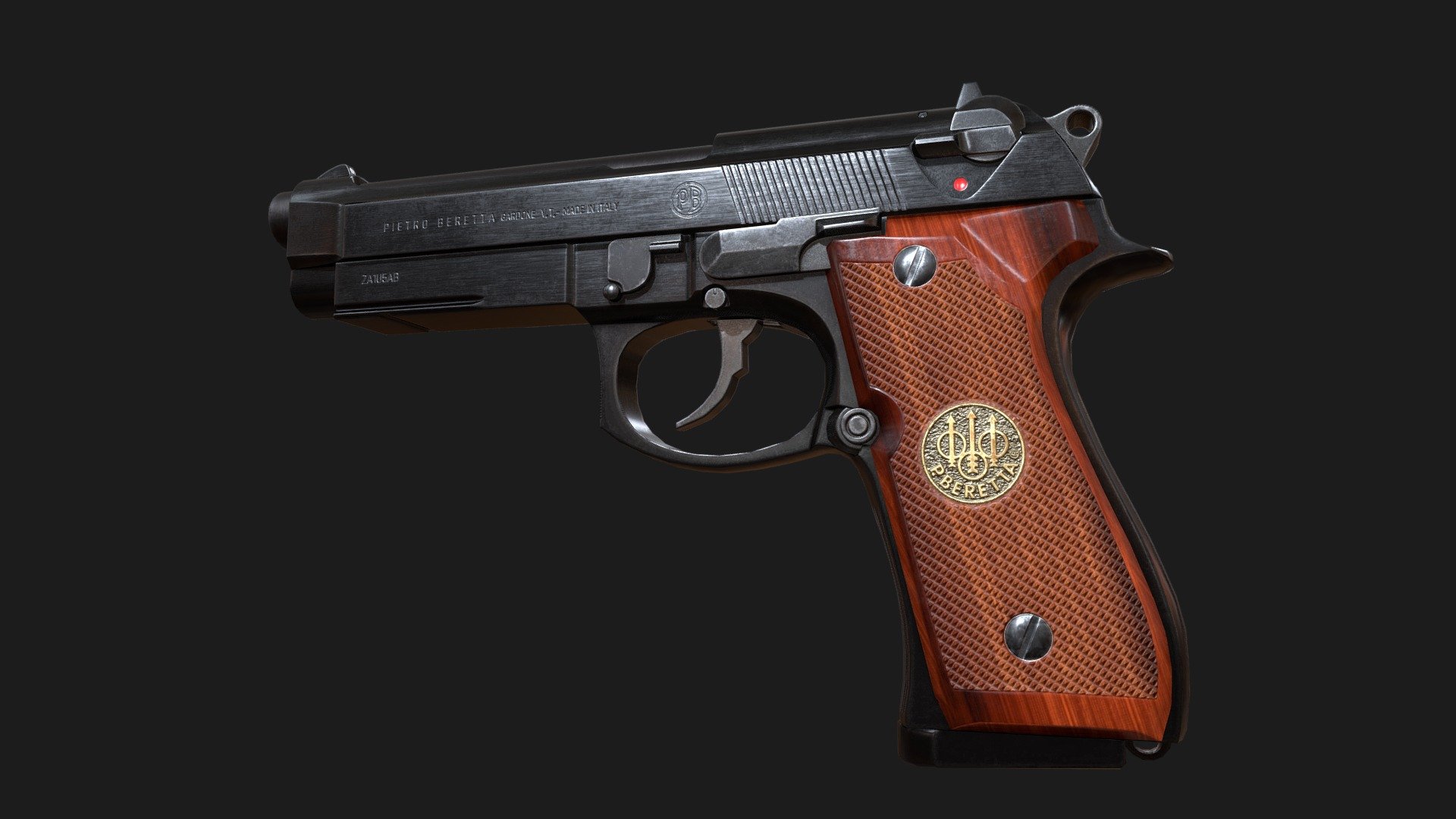 Beretta 92FS - 3D model by Esheron [8188099] - Sketchfab