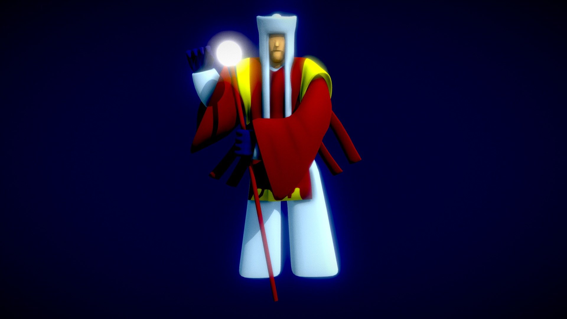 Jowgen The Spiritualist (Yugioh) - Buy Royalty Free 3D model by Yanez 