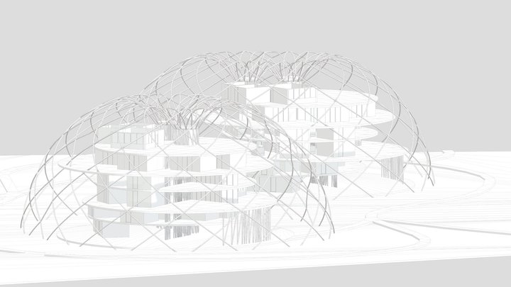 8 Colomos Office + Cultural Hub 3D Model