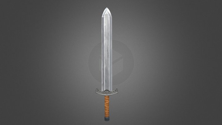 Warrior Sword 3D Model