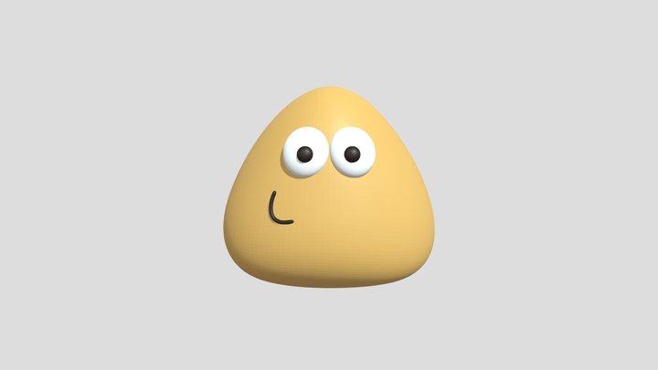 Pou Costumizable 3D model 3D printable