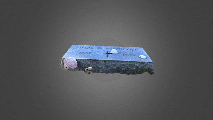 Headstone Easy Model 3D Model