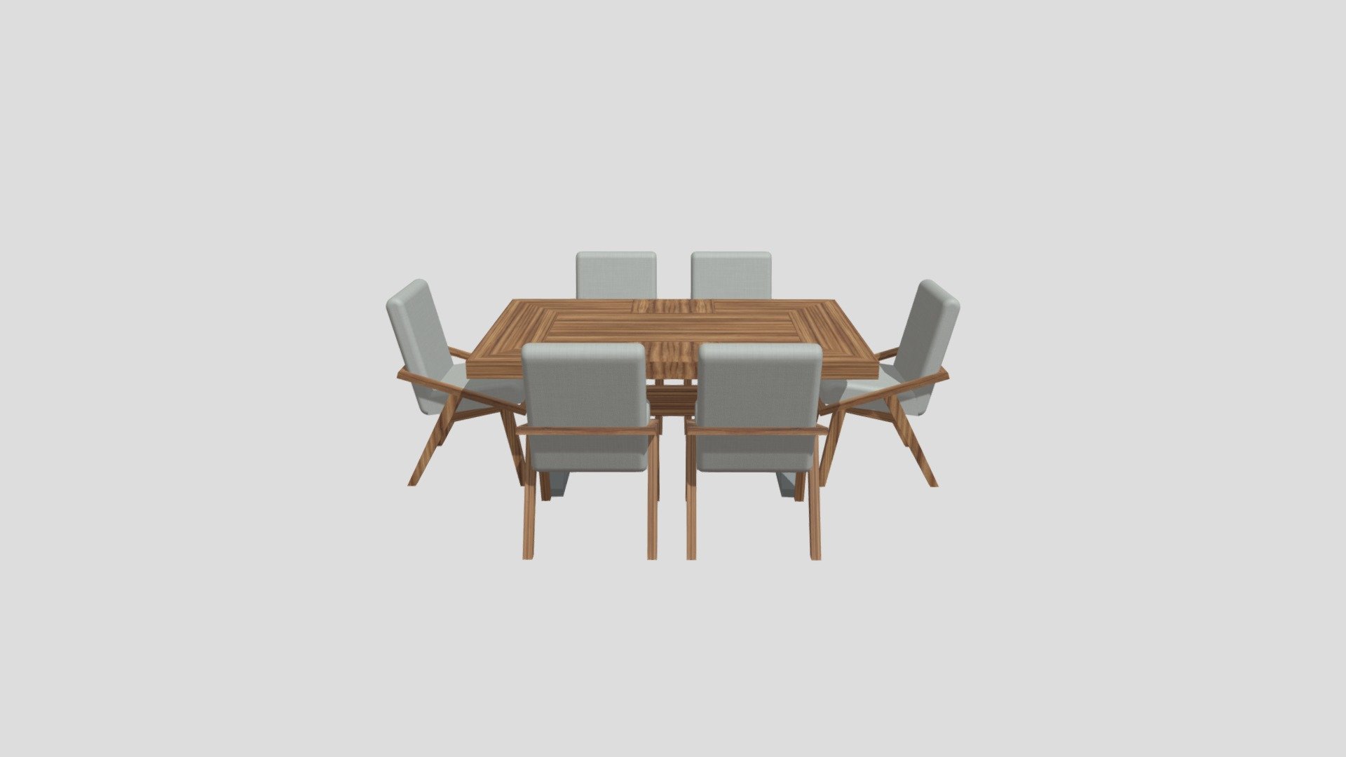 Set Mesa Tikal + 6 Sillas Milán