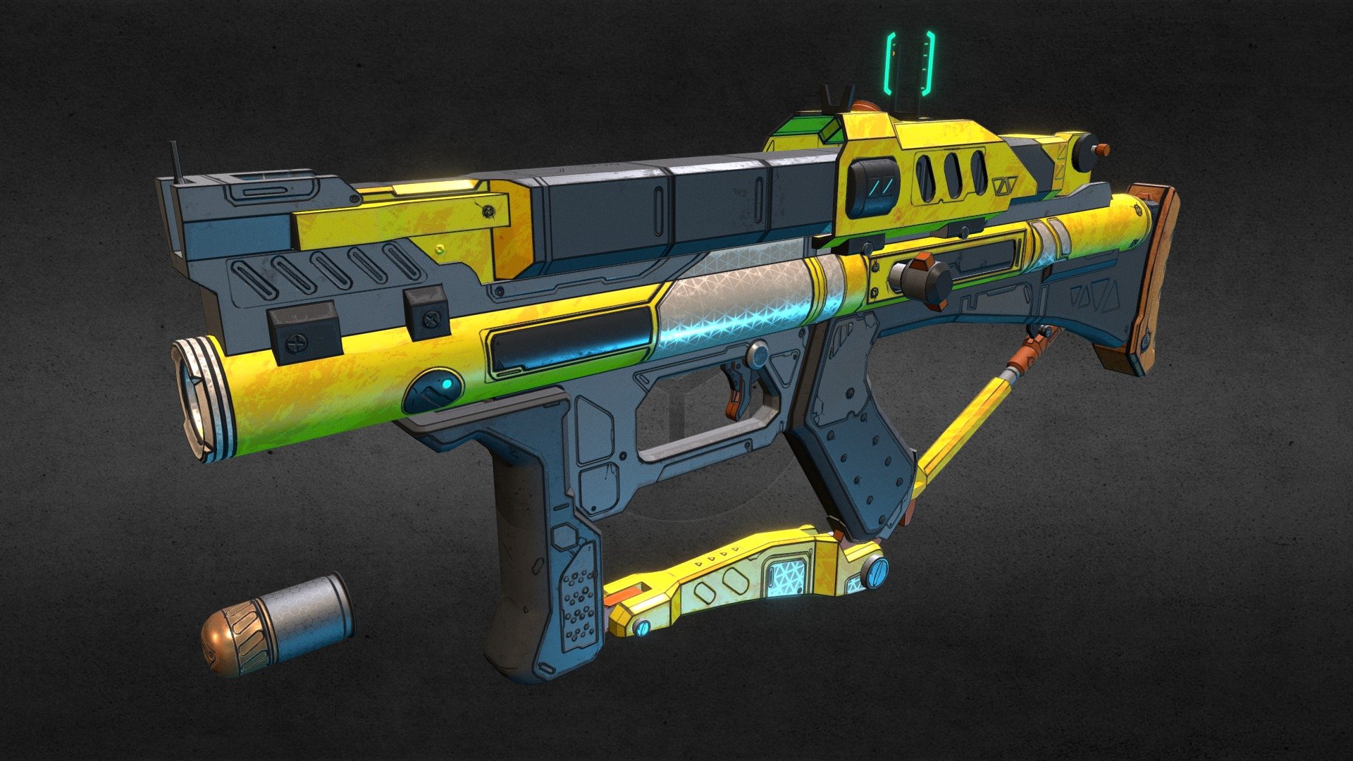 Borderlands Style Grenade Launcher