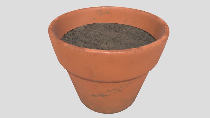 Flower Pot 3D Model