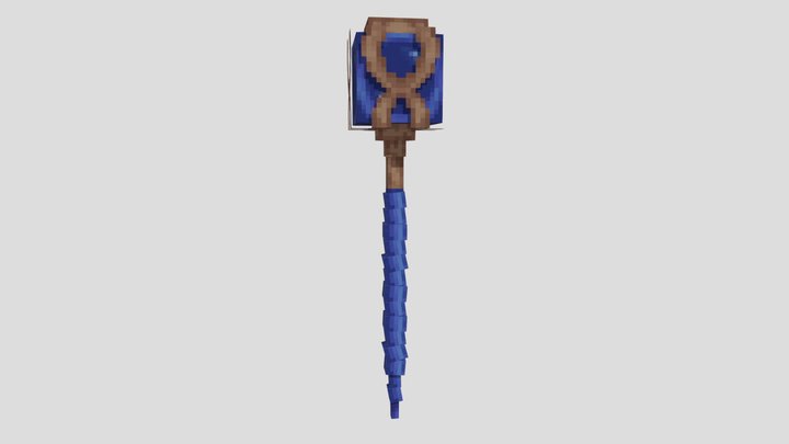 Lawine's staff 3D Model