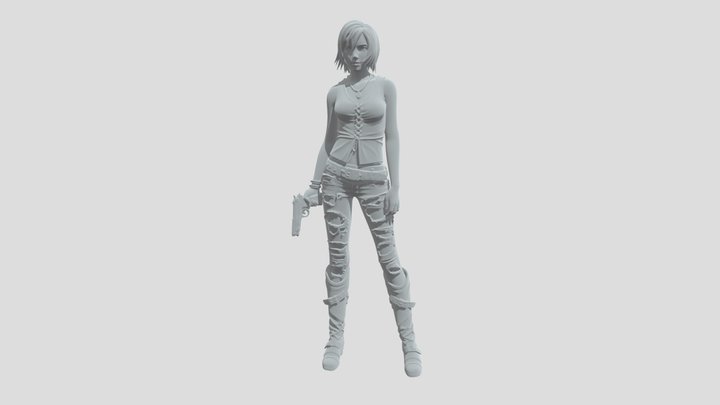 Aya Brea 3D Model