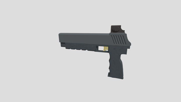 Pistol 1 3D Model