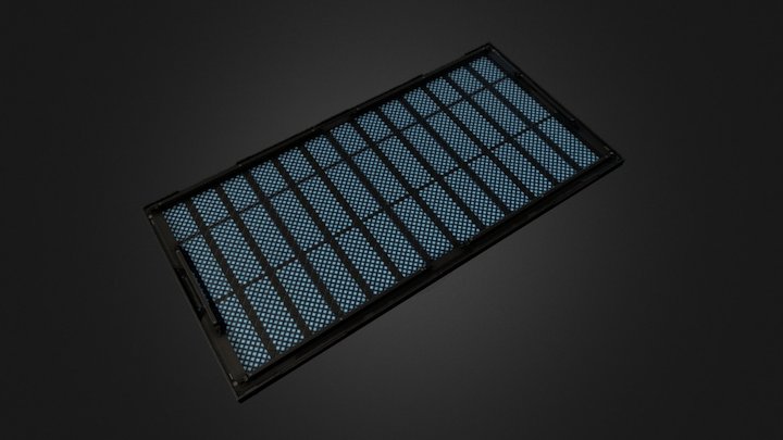 Solar Panel Engine Export 3D Model