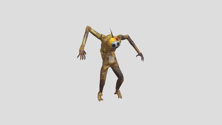 Slendytubbies Reboot Laa Laa 3D Model