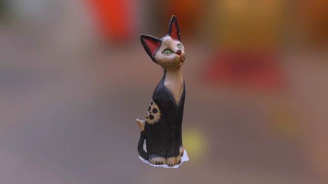 Cat statue 3D Model