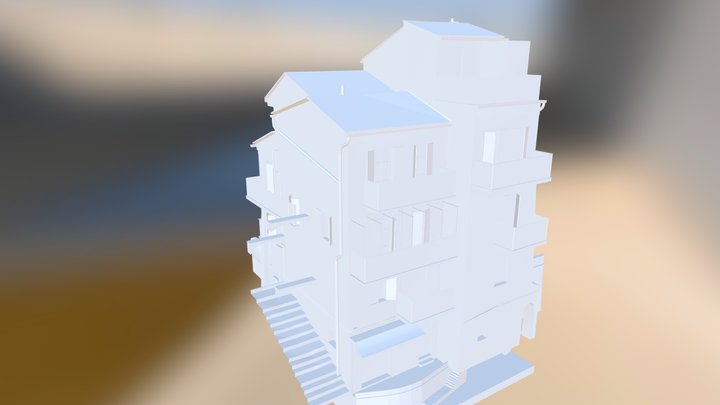Cityscene_Bastia 3D Model