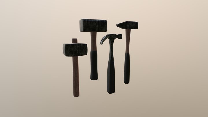Asset Marretas Realistas 3D Model