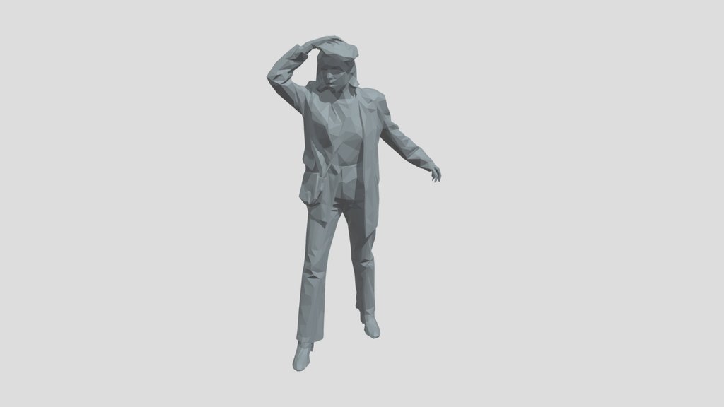 Lowpoly Female Standing