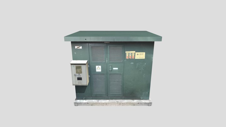 Small Electric Station 3D Model