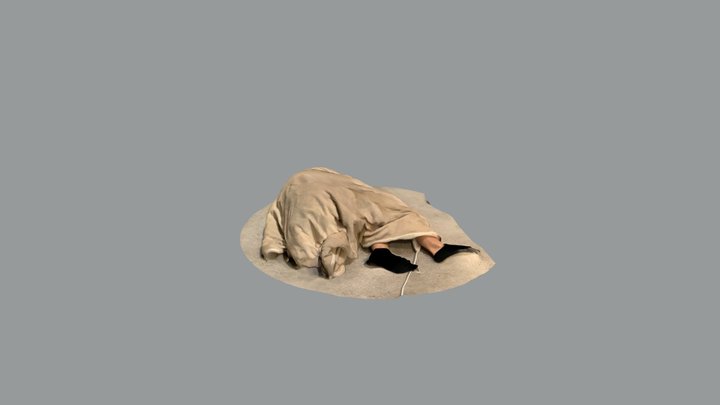 Sleeping girl 2 3D Model