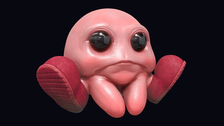 Real Kirby 3D Model