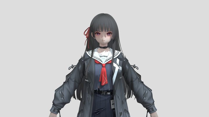 Chisa Wuthering waves 3D Model