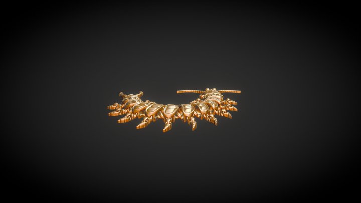 Scolopendra V2 3D Model