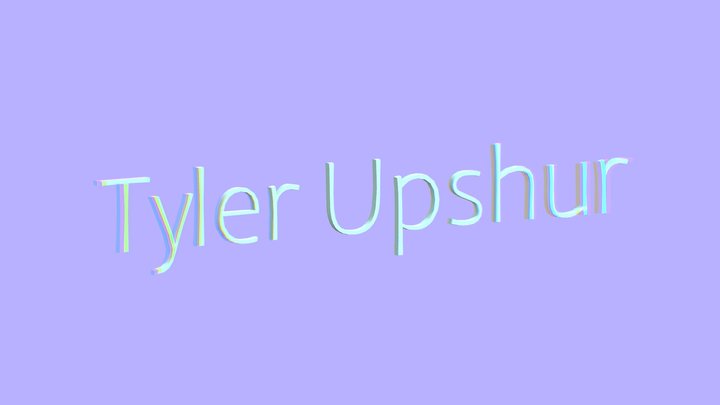 Wk1 Signature Upshur Tyler(CGT) 3D Model
