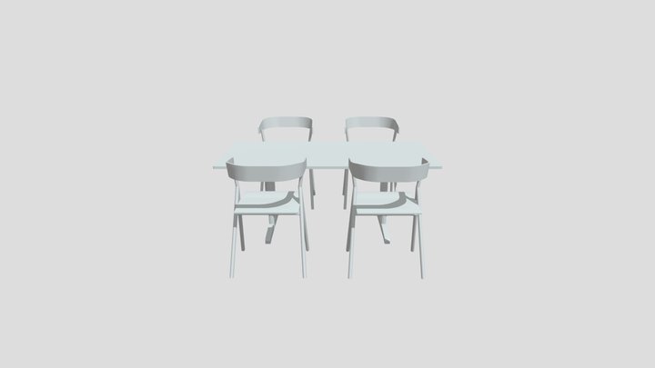 Dinning Set 3D Model