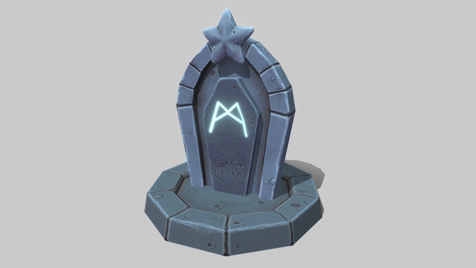 Stylized stele lowpoly - 3D model by cn66 [81955f0] - Sketchfab
