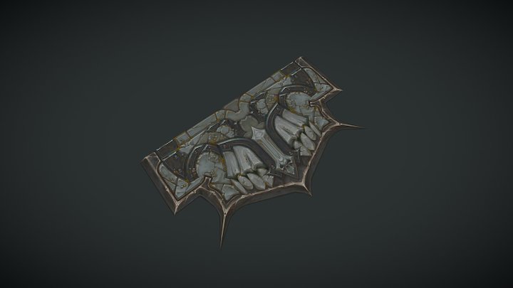 Gothic Doorway Seal 3D Model