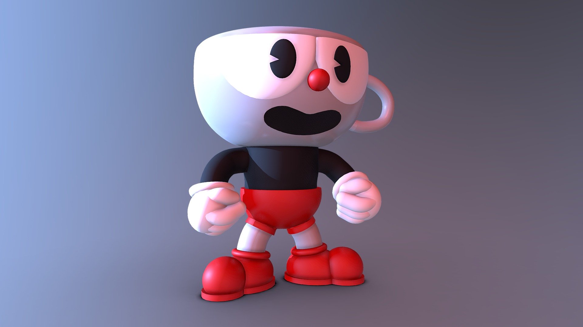 Cuphead - 3D model by ShengHao Mei (@MeiDsign) [8196ce4] - Sketchfab