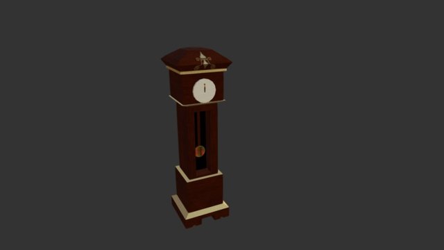 Relógio de Pendulo 3D Model