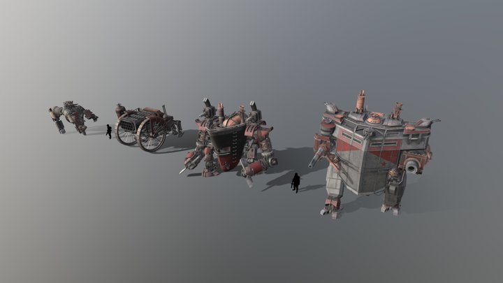 Iron Harvest - Mechs 3D Model