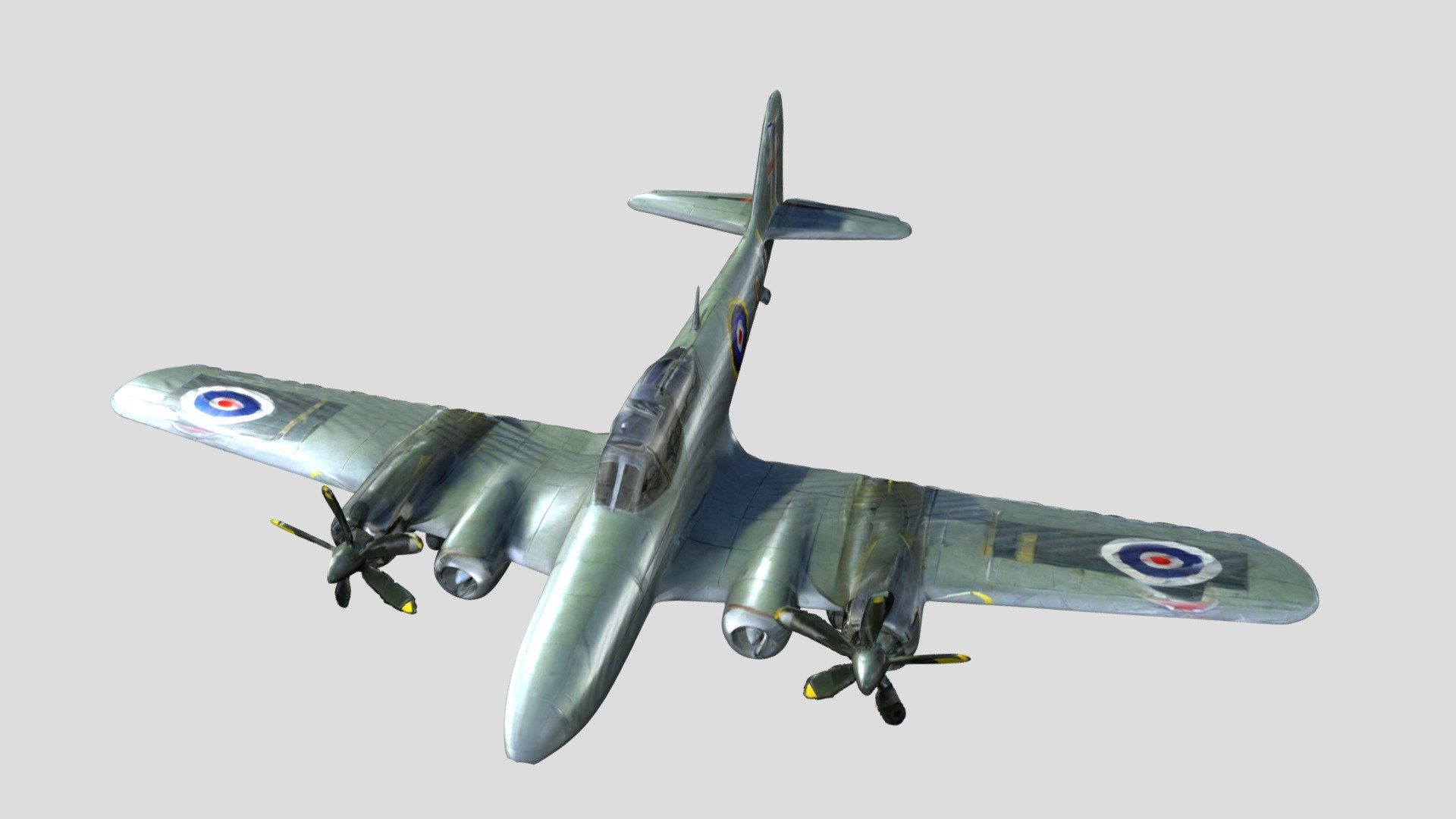 Hawker Tempest Mk III - British WW2 plane - Download Free 3D model by ...