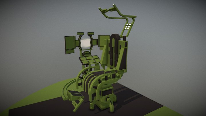 Chair S25 Control Room 3D Model